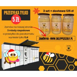 Miód rzepakowy 3 szt +...